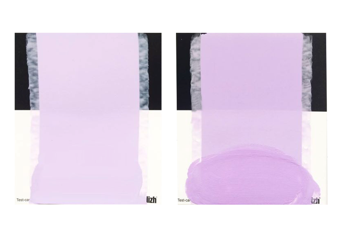 Rub-Out тест: совместимость колоранта и базового материала